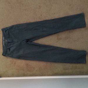 AE Dark green corduroys mom straight Jean style